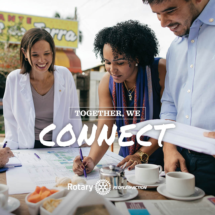 "Together We Connect" Banner